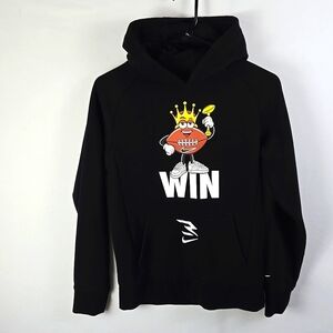 Nike 3BRAND by Russell Wilson "Win" Graphic Hoodie Black Sz L (12-13 yrs)
